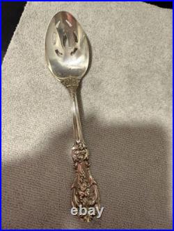 Reed And Barton Francis 1 Sterling Pierced Serving Spoon