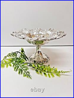 Reed And Barton Francis 1 Sterling Silver Compote Dish Repoussé 427 Grams ML