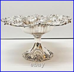 Reed And Barton Francis 1 Sterling Silver Compote Dish Repoussé 427 Grams ML