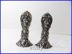 Reed And Barton Francis 1st Sterling Silver Salt & Pepper Shakers 3 1/2