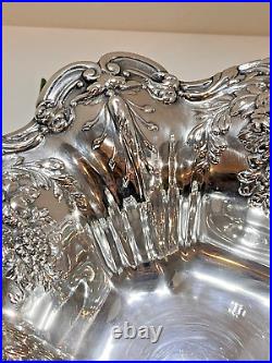 Reed And Barton Francis I Sterling Silver Footed Bowl Repoussé 341 Grams