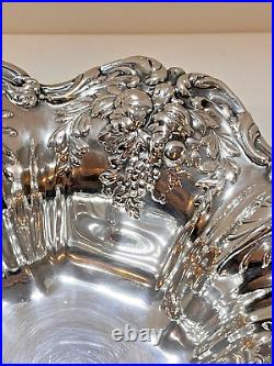 Reed And Barton Francis I Sterling Silver Footed Bowl Repoussé 341 Grams