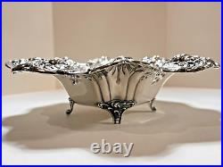 Reed And Barton Francis I Sterling Silver Footed Bowl Repoussé 341 Grams