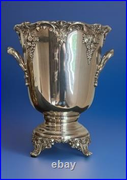 Reed And Barton King Francis Wine Cooler Champagne Bucket Model 1685 With Mono