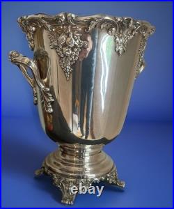 Reed And Barton King Francis Wine Cooler Champagne Bucket Model 1685 With Mono