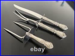 Reed And Barton Sterling Francis 1st Large Carving Set (3) Pcs