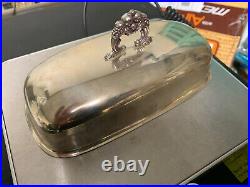 Reed And Barton Sterling Silver Francis I Butter Dish TOP ONLY & Liner 64g GREAT