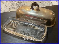 Reed And Barton Sterling Silver Francis I Butter Dish TOP ONLY WithLiner Excellent