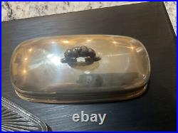 Reed And Barton Sterling Silver Francis I Butter Dish TOP ONLY WithLiner Excellent