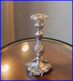 Reed & Barton 10 Candlestick King Francis Silverplate Hollowware Antique 1630