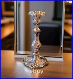 Reed & Barton 10 Candlestick King Francis Silverplate Hollowware Antique 1630