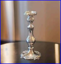 Reed & Barton 10 Candlestick King Francis Silverplate Hollowware Antique 1630