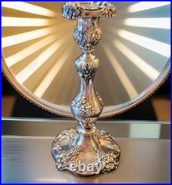 Reed & Barton 10 Candlestick King Francis Silverplate Hollowware Antique 1630