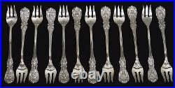 Reed & Barton (12) Francis I Sterling Silver 5 1/4 Oyster Cocktail Forks