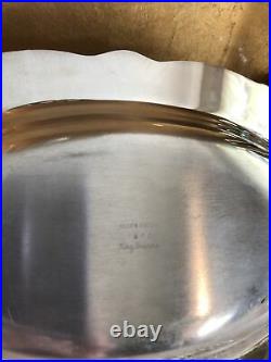 Reed & Barton 1672 King Francis Platter 13 Silver-plate Tray Oval Vintage