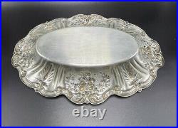 Reed & Barton Antique Sterling Silver Francis I X568 Bread Tray Dish 447 Grams