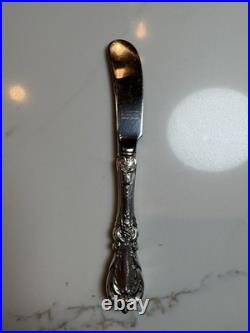 Reed & Barton Burgundy Sterling Silver Hollow handle knife Stainless 1.58 oz