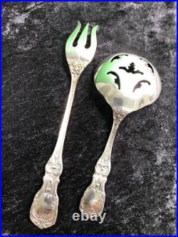 Reed & Barton FRANCIS 1st PAIR Bon Bon Spoon Pickle Or Olive Fork No Monogram
