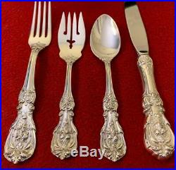Reed & Barton FRANCIS I STERLING Four Piece Place Setting FLATWARE