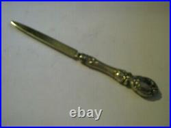 Reed & Barton FRANCIS I Sterling Handle Stainless Blade 8 Letter Opener $129.95