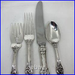 Reed & Barton FRANCIS I Sterling Silver 4 PC PLACE SETTING New French Blades