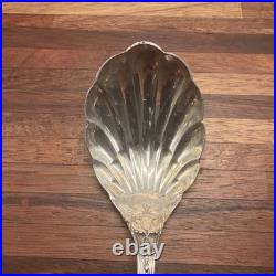 Reed & Barton FRANCIS I Sterling Silver 6inSugar Shell Spoon Scalloped, 43.65g