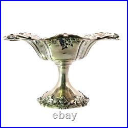 Reed & Barton FRANCIS I Sterling Silver Footed Pedestal Medium Compote X568 8
