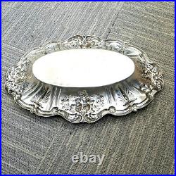 Reed & Barton FRANCIS I Sterling Silver Oval Bread Tray X568 11 3/4