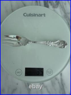 Reed & Barton FRANCIS I Sterling Silver Salad Forks Old Mark. No Mono. 35 Gram