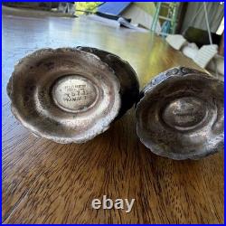 Reed & Barton FRANCIS I Sterling Silver Salt & Pepper Shakers X571 NO MONOGRAM