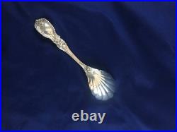 Reed & Barton Francis 1 6 1/4 Shell Sugar Spoon No Mono Sterling Silver