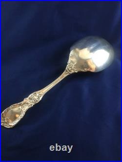 Reed & Barton Francis 1 9 3/8 Salad Serving Spoon No Mono Sterling Silver