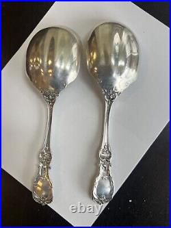 Reed & Barton Francis 1 Sterling 2 Extra Large Serving Spoons No Mono