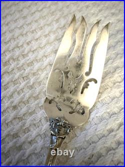 Reed & Barton Francis 1 Sterling Meat Serving Fork 8 1/4 Long. No Monogram