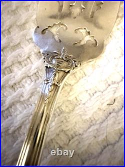Reed & Barton Francis 1 Sterling Meat Serving Fork 8 1/4 Long. No Monogram