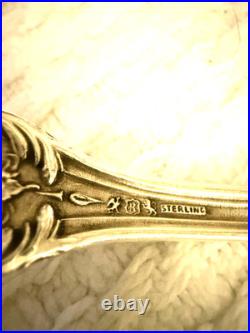 Reed & Barton Francis 1 Sterling Meat Serving Fork 8 1/4 Long. No Monogram