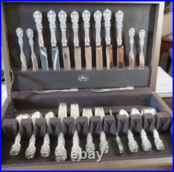 Reed & Barton Francis 1. Sterling Silver 6 Piece Setting/service For 8/56 Pieces