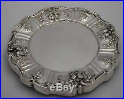 Reed & Barton Francis 1 Sterling Silver Dinner Plates 10 3/4w Set of 8