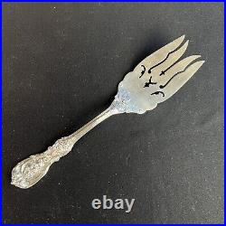 Reed & Barton Francis 1 Sterling Silver Large Cold Meat Serving Fork 9 1/4 134g