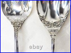 Reed & Barton Francis 1st All Sterling Silver Serving Spoon & Fork No Monograms