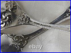 Reed & Barton Francis 1st All Sterling Silver Serving Spoon & Fork No Monograms