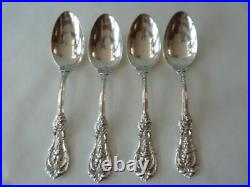 Reed & Barton Francis 1st Set Of 4 Sterling Serving Spoons/tablespoons
