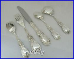 Reed & Barton Francis 1st Sterling Silver 5 Piece Place Size Setting #9 XLNT