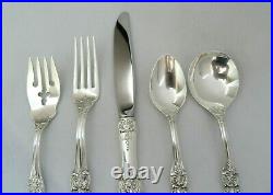 Reed & Barton Francis 1st Sterling Silver 5 Piece Place Size Setting XLNT #4