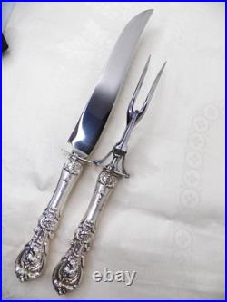 Reed & Barton Francis 1st Sterling Silver Handle Roast Carving Set No Monograms