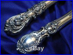 Reed & Barton Francis 1st Sterling Silver Large Carving Set Nearly New Cond