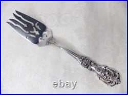 Reed & Barton Francis 1st Sterling Silver Meat Serving Fork 8 No Monogram Nm