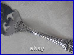 Reed & Barton Francis 1st Sterling Silver Meat Serving Fork 8 No Monogram Nm