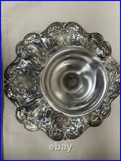 Reed & Barton Francis 1st Sterling Silver Repousse Compote
