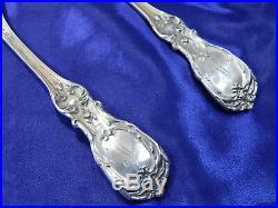 Reed & Barton Francis 1st Sterling Silver Salad Servers Set Very Good Cond. M